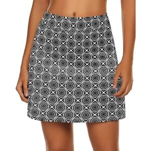 Ekouaer Women's Active Performance Skort Lightweight Skirt | Size‎ L